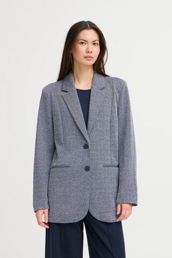 Ichi Blazer Ihkate jacquard oversize bl 1, photo 1